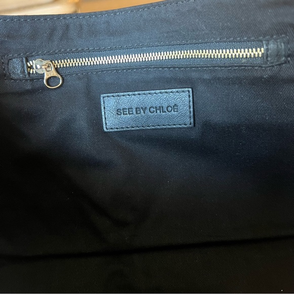 See By Chloé black with gold leopard print clutch bag. Mob wife - Picture 11 of 12